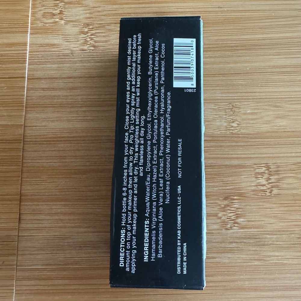 KAB Cosmetics Hydrating Setting Mist - Picture 3 of 3
